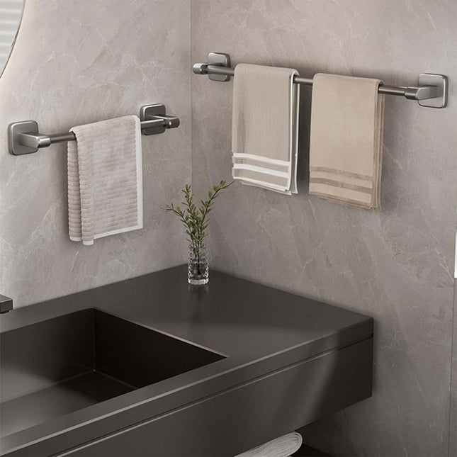 Brushed Nickel Towel Bar,Towel Holder for Bathroom Wall with Hanging Length,Stainless Steel Towel Rod,Brushed Nickel Towel Racks for Bathroom Wall Mounted,Modern Home Decor 30cm.
