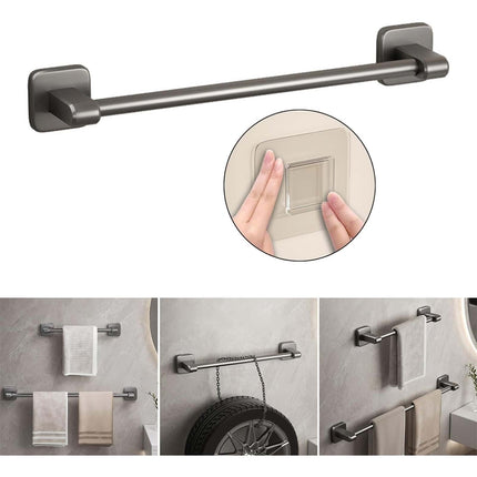 Brushed Nickel Towel Bar,Towel Holder for Bathroom Wall with Hanging Length,Stainless Steel Towel Rod,Brushed Nickel Towel Racks for Bathroom Wall Mounted,Modern Home Decor 30cm.