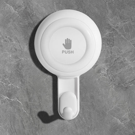 Powerful Suction Cup Shower Hooks for Towel, Loofah, 360° Rotatable Damage-free Hanging Versatile Wall Hooks for Inside Bathroom, Decoration, Removable Suction Holders, 1 Pcs, 4.37x2.67x1.81 4.37" x 2.67" x 1.81" White3.