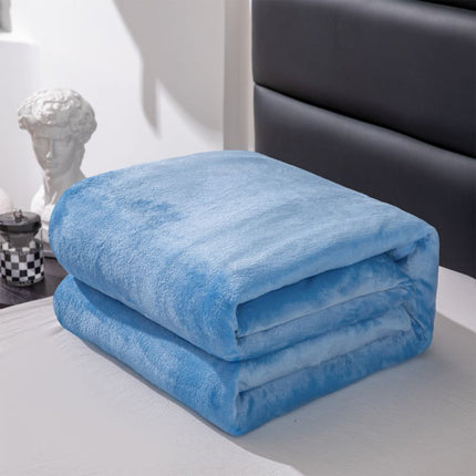 Fleece Throw Blanket for Couch,Super Soft Fuzzy Flannel Throw for Sofa, Luxury Plush Microfiber Bed Blanket, Cozy Home Decorative Velvet Gift Blanket,Fuzzy and Anti-Static(Grey 70x100cm) Blue2 70x100cm.