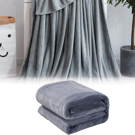 Fleece Throw Blanket for Couch,Super Soft Fuzzy Flannel Throw for Sofa, Luxury Plush Microfiber Bed Blanket, Cozy Home Decorative Velvet Gift Blanket,Fuzzy and Anti-Static(Grey 70x100cm) Grey 70x100cm.