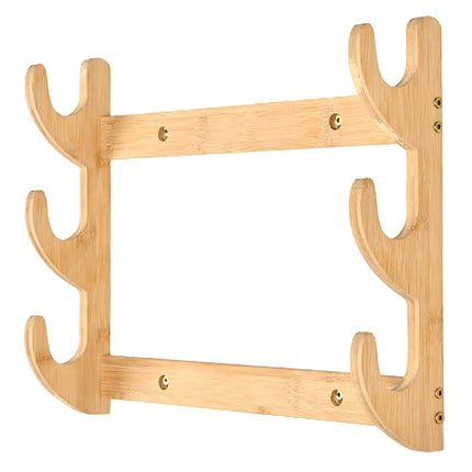 Bow Rack, Wall Mount Sword Holder, Wooden Wall Mount Bow Hanger Heavy Duty Archery Bows Wall Holder for Compound & Recurve Bows, Only Rack, 1 Pcs, 15.35x11.81x1.57 15.35" x 11.81" x 1.57" Beige.