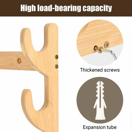 Bow Rack, Wall Mount Sword Holder, Wooden Wall Mount Bow Hanger Heavy Duty Archery Bows Wall Holder for Compound & Recurve Bows, Only Rack, 1 Pcs, 15.35x11.81x1.57 15.35" x 11.81" x 1.57" Beige.