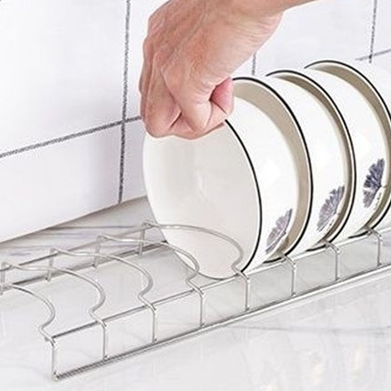 1 Pcs Lid Organizer,Pot Lid Organizer,Metal Pot Lid Holder,8-Tier Pot Lid Rack for Bakeware Dish Plate,Cutting Boards,Pots & Pans,Serving Trays,Containers in Cabinet Pantry,(A,11.61x4.72x0.9 in) A.
