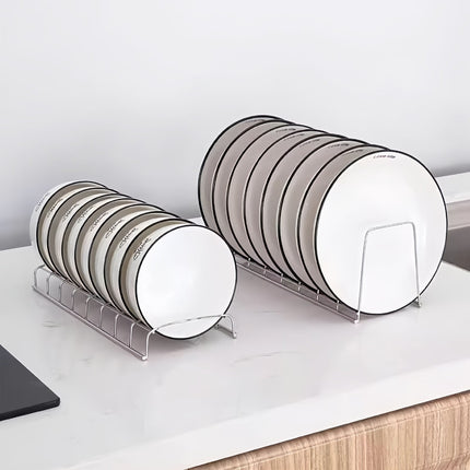 1 Pcs Lid Organizer,Pot Lid Organizer,Metal Pot Lid Holder,8-Tier Pot Lid Rack for Bakeware Dish Plate,Cutting Boards,Pots & Pans,Serving Trays,Containers in Cabinet Pantry,(A,11.61x4.72x0.9 in) A.