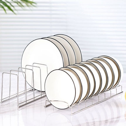 1 Pcs Lid Organizer,Pot Lid Organizer,Metal Pot Lid Holder,8-Tier Pot Lid Rack for Bakeware Dish Plate,Cutting Boards,Pots & Pans,Serving Trays,Containers in Cabinet Pantry,(A,11.61x4.72x0.9 in) A.