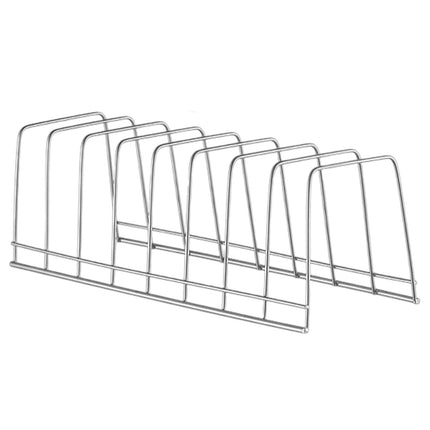 1 Pcs Lid Organizer,Pot Lid Organizer,Metal Pot Lid Holder,8-Tier Pot Lid Rack for Bakeware Dish Plate,Cutting Boards,Pots & Pans,Serving Trays,Containers in Cabinet Pantry,(A,11.61x4.72x0.9 in) B.