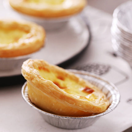 50 Pcs Mini Pie Pans,Small Pie Pans,Round Foil Pans,Disposable Foil Tart Pans,Foil Disposable Egg Tart Mould, Tart Pans For Making Cupcake, Quiche Pie, Caramel Pudding,(Silver,1.57x0.79 in) Silver.