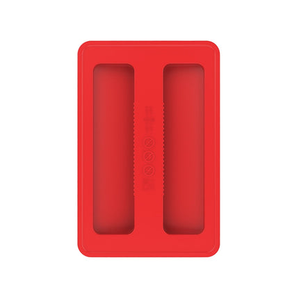 CCMAOLU Silicone Toaster Cover 2 Slice Wide Slot,Reusable Heat Resistance Bread Machine Topper Cover,Dirt Proof Sandwich Accessories That Fit Most Toasters,Simple Design Easy to Clean & Wipe Red.
