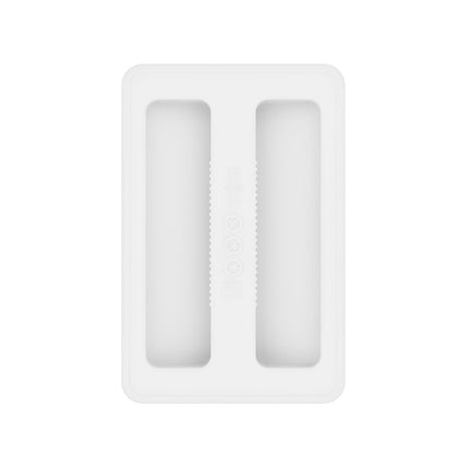 CCMAOLU Silicone Toaster Cover 2 Slice Wide Slot,Reusable Heat Resistance Bread Machine Topper Cover,Dirt Proof Sandwich Accessories That Fit Most Toasters,Simple Design Easy to Clean & Wipe White.