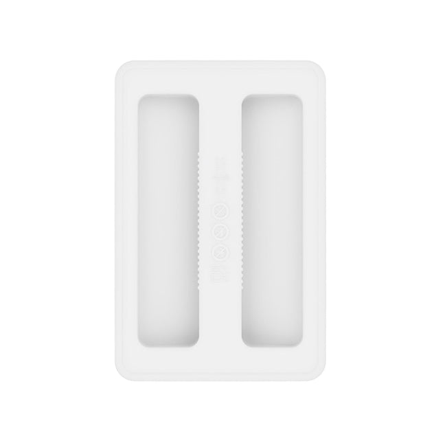 CCMAOLU Silicone Toaster Cover 2 Slice Wide Slot,Reusable Heat Resistance Bread Machine Topper Cover,Dirt Proof Sandwich Accessories That Fit Most Toasters,Simple Design Easy to Clean & Wipe White.