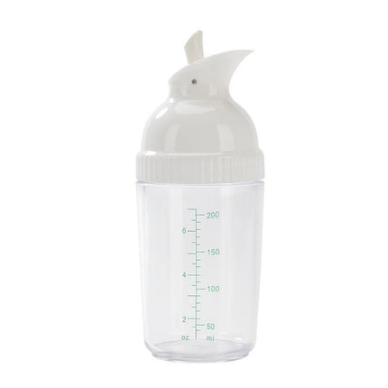 CCMAOLU Salad Dressing Shaker Container,Leak Proof Kitchen Bottle with Dripless Pour & Soft Grip,BPA Free Plastic Design for Sauces,Oil & Homemade Dressings,Easy Cleaning & Operation white.