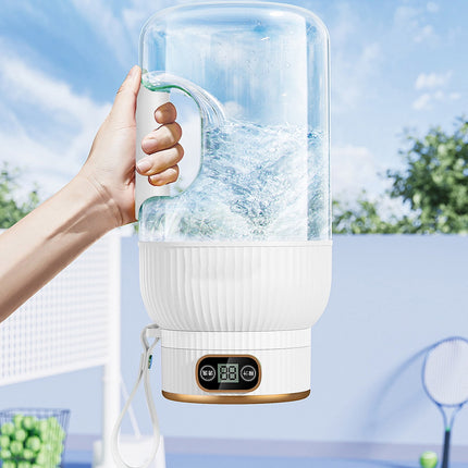 Portable 1200ml Electric Mixing Cup, Stainless Steel & Glass Body, Squeeze Bottle for Protein Shakes, Juices, Gym Drinks, Rechargeable, Airtight Lids, BPA-Free, Multi-Functional Blender White.