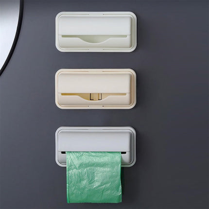 Trash Bags Dispenser Bag Dispenser For Small Bin Liner Kit Trash Bag Dispenser For Bottom Of Can Trash Can Liner Dispenser No Punching Required Wall Mount Garbage Bag Dispenser Gray.