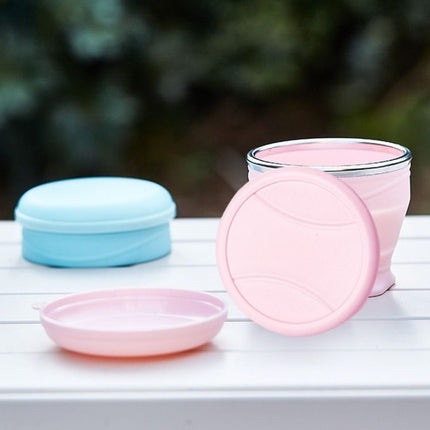 1pcs Water Bottle - Collapsible Cup - Silicone Collapsible Travel Mug, Reusable, Portable, Foldable Design, Outdoor, Hot and Cold Drinks, Hiking, Camping.