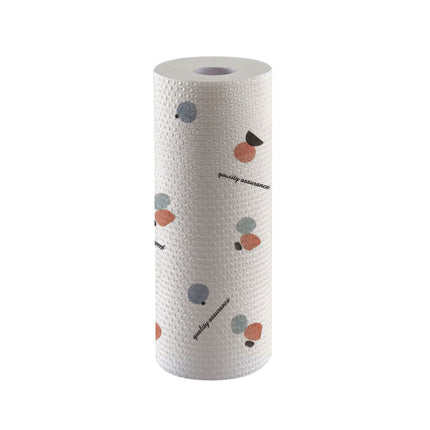 Kitchen paper towel - Reusable tissue rolls, made from recycled paper, 50 sheets per roll, suitable for kitchens, furniture, dishes, etc..