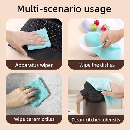Microfiber Cloths in Dispenser Box - Cleaning Cloths - Miracle Cloths - Dish Cloths - Polishing Cloths - Reusable Cloths - Kitchen Cloths - Car Cleaning - Dust Cloths - Dry and Wet - Washable - Microfiber - Gray - 20 Pieces.