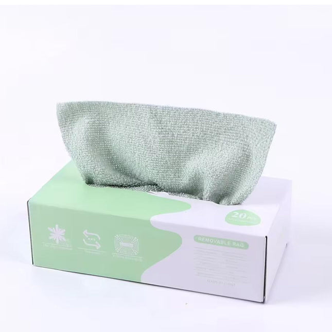 Kitchen paper towel/dishcloth/microfiber cleaning cloths | Lint-free | Reusable for home, kitchen, car | Strong water absorption, washable | No streaks, ideal for dishes, glasses, and countertops (20 pieces).