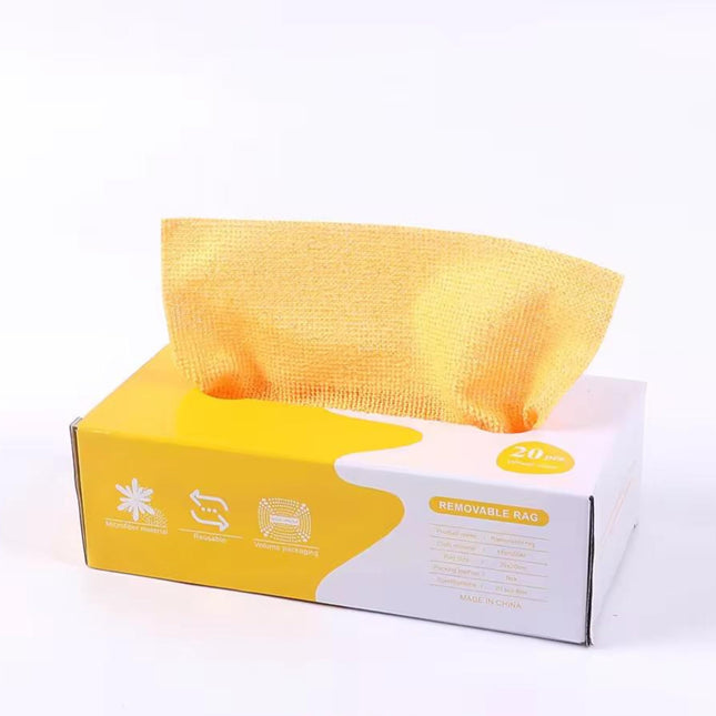 Kitchen paper towel/dishcloth/microfiber cleaning cloths | Lint-free | Reusable for home, kitchen, car | Strong water absorption, washable | No streaks, ideal for dishes, glasses, and countertops (20 pieces).