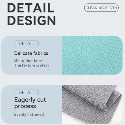 Kitchen paper towel/dishcloth/microfiber cleaning cloths | Lint-free | Reusable for home, kitchen, car | Strong water absorption, washable | No streaks, ideal for dishes, glasses, and countertops (20 pieces).