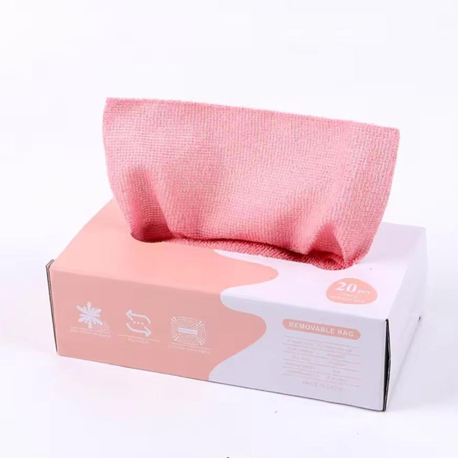 Kitchen paper towel/dishcloth/microfiber cleaning cloths | Lint-free | Reusable for home, kitchen, car | Strong water absorption, washable | No streaks, ideal for dishes, glasses, and countertops (20 pieces).