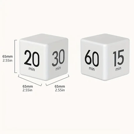 Kitchen Timer - Timer - Cube Timer - Flip Timer - Digital Kitchen Timer - Pomodoro Timer - Time Management - Study Timer - Visual Timer - Kitchen Timer - Countdown - Desk Accessories - Kitchen Timers - Gravity Timer - Red - 1 Piece.