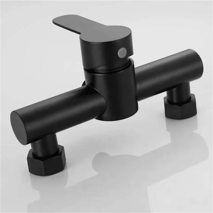 Shower tap - Shower mixer - Matte black - Bathroom tap - Surface-mounted - Single lever mixer - Shower tap - Sanitary - Bathroom accessories - Shower mixer - Modern design - Black - 1 piece.