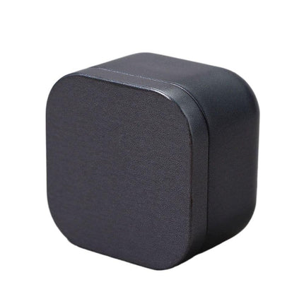 Tea box - Square tin container, tea caddy, metal candy box.
