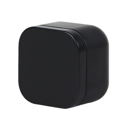 Tea box - Square tin container, tea caddy, metal candy box.