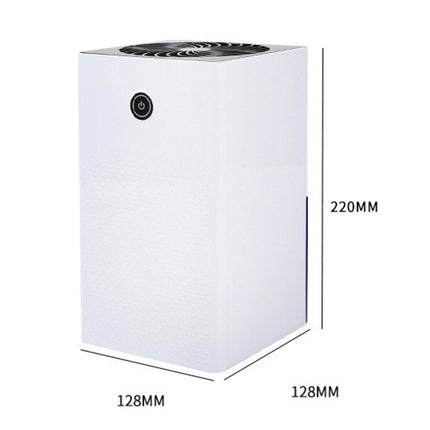 Dehumidifier - has a transparent 1-liter water tank, is quiet in use, and has an automatic shut-off function. It is suitable for indoor spaces such as basements, bathrooms, campers, and wardrobes..