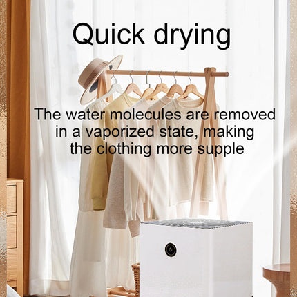 Dehumidifier - has a transparent 1-liter water tank, is quiet in use, and has an automatic shut-off function. It is suitable for indoor spaces such as basements, bathrooms, campers, and wardrobes..