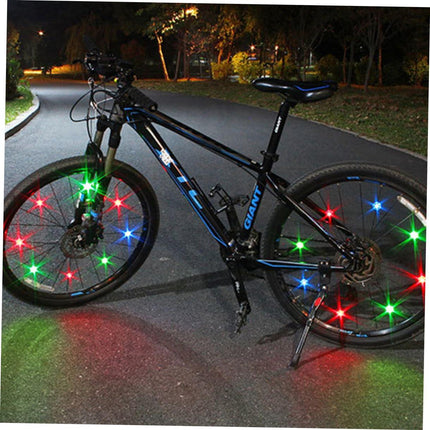 Running lights - Bicycle lights - LED Clip - Dog light - Spoke lights - Running light - Walking lights - Signal light - For running & cycling - Red - Blue - Green - 6 pieces.