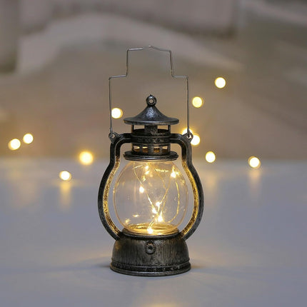 Battery operated candles - LED candles - candles - Hangable - Retro decorations - Christmas candles - LED candles with moving flame - Rituals products - candle holder - rechargeable candles - moving battery candles - Antique silver.