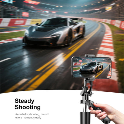 Selfie Stick - Tripod - Phone Tripod - Bluetooth - With Remote Control - Extendable - Wireless - 3 in 1 - Smartphone Holder - Vlogging - Black - 1 piece.