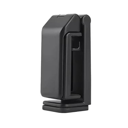 Phone Holder Desk - Tablet Holder - Smartphone Stand - Foldable - Adjustable - Universal - Desk Accessories - Phone Stand - Compact - Travel - Black - 1 piece.
