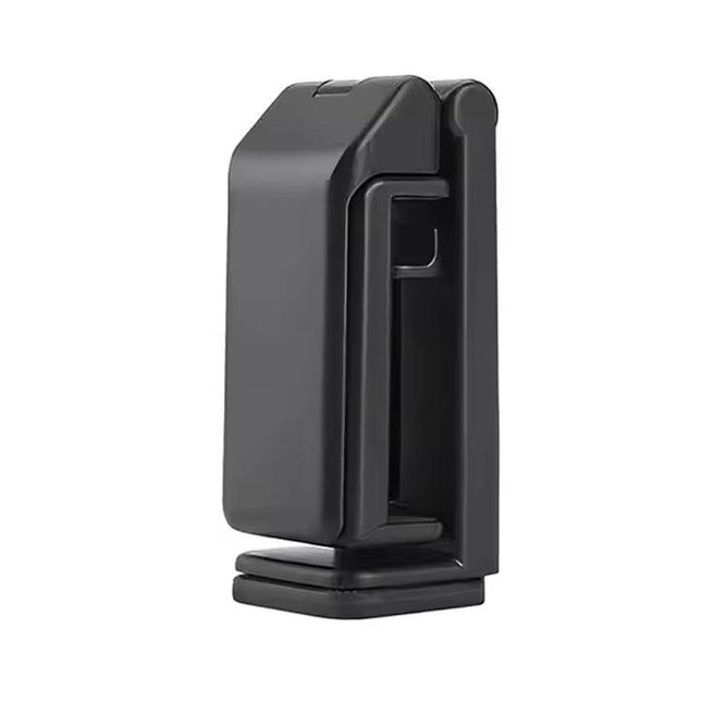 Phone Holder Desk - Tablet Holder - Smartphone Stand - Foldable - Adjustable - Universal - Desk Accessories - Phone Stand - Compact - Travel - Black - 1 piece.