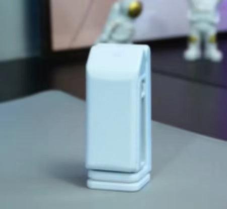 Airplane Phone Holder - Phone Stand Desk - Table - Cell Phone Holder - Stand - 360 Degree Rotatable - Travel - Suitable for tabletops and trays - White.