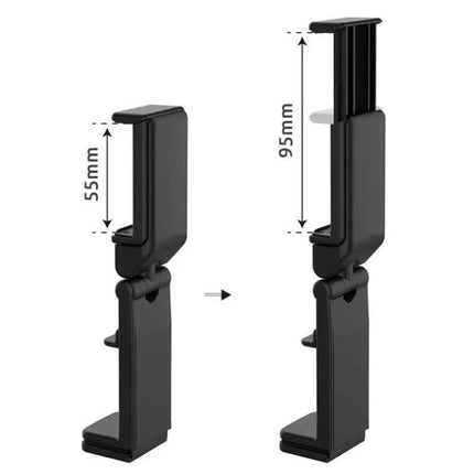 Airplane Phone Holder - Phone Stand Desk - Table - Cell Phone Holder - Stand - 360 Degree Rotatable - Travel - Suitable for tabletops and trays - White.