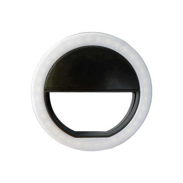 LED Ring Light 85mm - Universal & Adjustable - Selfie Ring Light for Phone - Selfie Ring Light for Streaming - Makeup Lamp Round Light - Portable Ring Light - Cheap Studio Lamp.