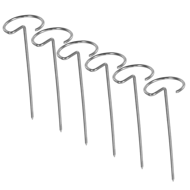 BBQ Skewers - Meat Pins - Satay Sticks Stainless Steel - Barbecue Accessories - Shashlik Skewers - Grill Skewers - Kebab Skewers - Reusable - Stainless Steel - Metal Skewers - 10 pieces.