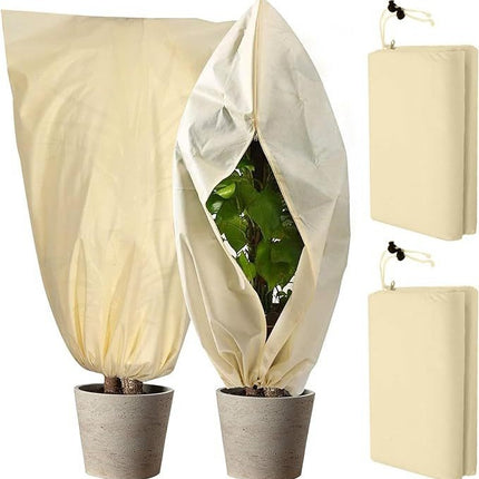 Winter Plant Cover - Protective Cover - Frost Protection - Plant Cover - Fleece - Olive Tree Cover - Palm Tree Protection - With Zipper and Drawstring - Breathable Material - Winter Protection - Cold Resistant - Garden Plants - Green - Frost Cover - 1 Pie.