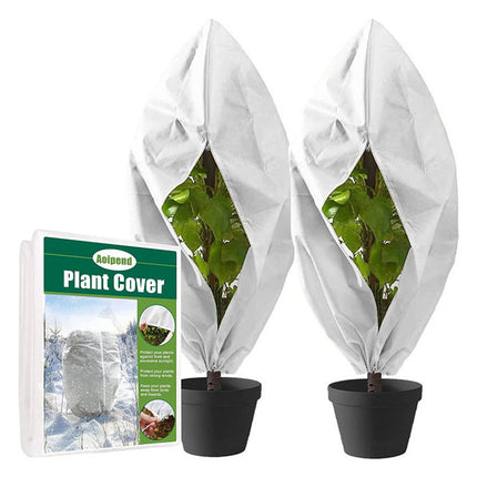 Winter Plant Cover - Protective Cover - Frost Protection - Plant Cover - Fleece - Olive Tree Cover - Palm Tree Protection - With Zipper and Drawstring - Breathable Material - Winter Protection - Cold Resistant - Garden Plants - Green - Frost Cover - 1 Pie.