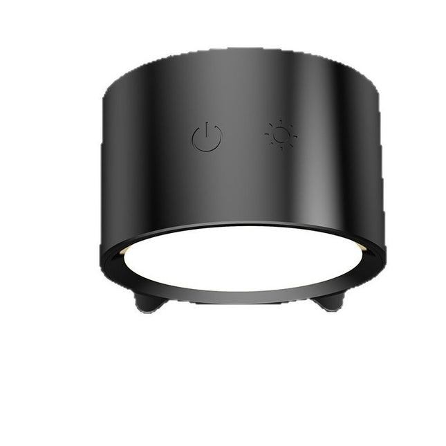 Night Light - Table Lamp - Bedside Lamp - Mood Lamp - Wireless Table Lamp - Rechargeable Lamp - LED Night Lamp - Touch Lamp - Dimmable Lamp - Desk Lamp - Mood Lighting - Portable Lamp - Bedroom Lamp - Modern Design - USB Rechargeable - Black - 1 Piece.