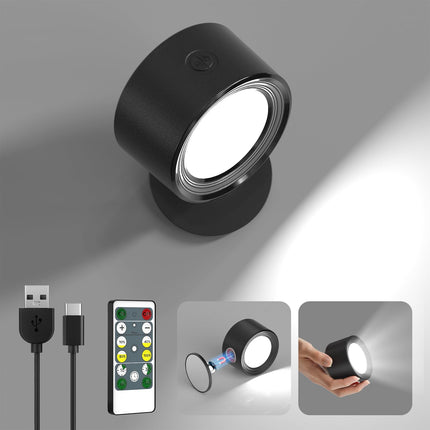 Night Light - Table Lamp - Bedside Lamp - Mood Lamp - Wireless Table Lamp - Rechargeable Lamp - LED Night Lamp - Touch Lamp - Dimmable Lamp - Desk Lamp - Mood Lighting - Portable Lamp - Bedroom Lamp - Modern Design - USB Rechargeable - Black - 1 Piece.