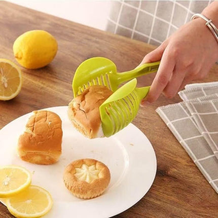 Onion Cutter - Tomato Cutter - Vegetable Cutter - Onion Comb - Cutting Aid - Potato Cutter - Kitchen Accessories - Lemon Cutter - Vegetable Holder - Fruit Cutter - Handy Kitchen Tools - Cutting Tools - Green - 1 Piece.