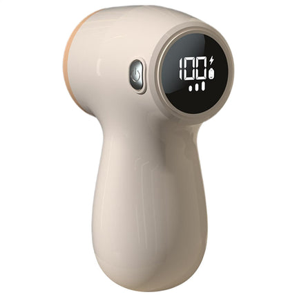 Lint Remover - Lint Trimmer - Lint Remover - Electric Lint Remover - Clothes Roller - Lint Brush - Rechargeable - LED Display - Cordless - Clothes Shaving - Lint Removal - Wool Comb - Beige - 1 Piece.