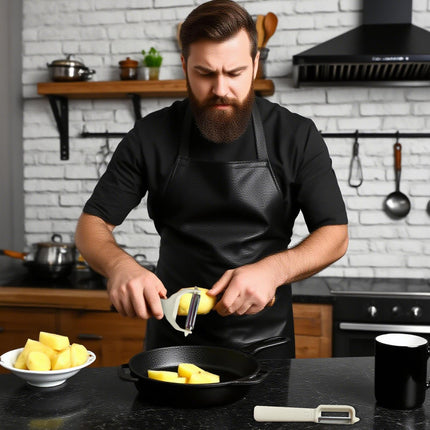 Peeler Set - Potato Peeler - Vegetable Peeler - Asparagus Peeler - Fruit Peeler - Paring Knives - Apple Peeler - Cucumber Peeler - Universal Peeler - Stainless Steel Blade - Kitchen Utensils - Kitchen Tools - Y Peeler - Beige - 2 Pieces.