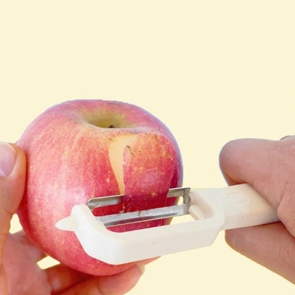 Peeler Set - Potato Peeler - Vegetable Peeler - Asparagus Peeler - Fruit Peeler - Paring Knives - Apple Peeler - Cucumber Peeler - Universal Peeler - Stainless Steel Blade - Kitchen Utensils - Kitchen Tools - Y Peeler - Beige - 2 Pieces.