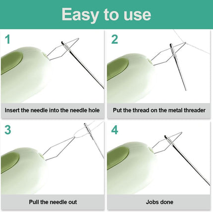 Seam ripper - Needle threader - Sewing supplies - Seam opener - Needle threader - Sewing supplies - Seam ripper - Needle threader - Clothing repair - Sewing tools - Sewing accessories - Embroidery - Sewing box filling - Needle and thread - Multicolor - 3.