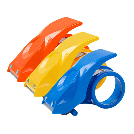 Tape Dispenser - Tape Dispenser - Tape Roller - Tape Roller - Office Supplies - Desk Accessories - Packaging Material - Packaging Tape Holder - Hand Dispenser - Tape Dispenser - Moving - Packing - Office Supplies - Multicolor - 3 Pieces.